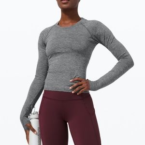 Swiftly Tech Long Sleeve 2.0 Race Length Graphite